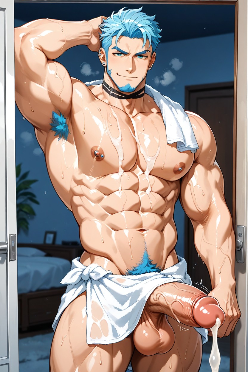 Erection, K, Hyper Massive Pecs AI Gay Porn