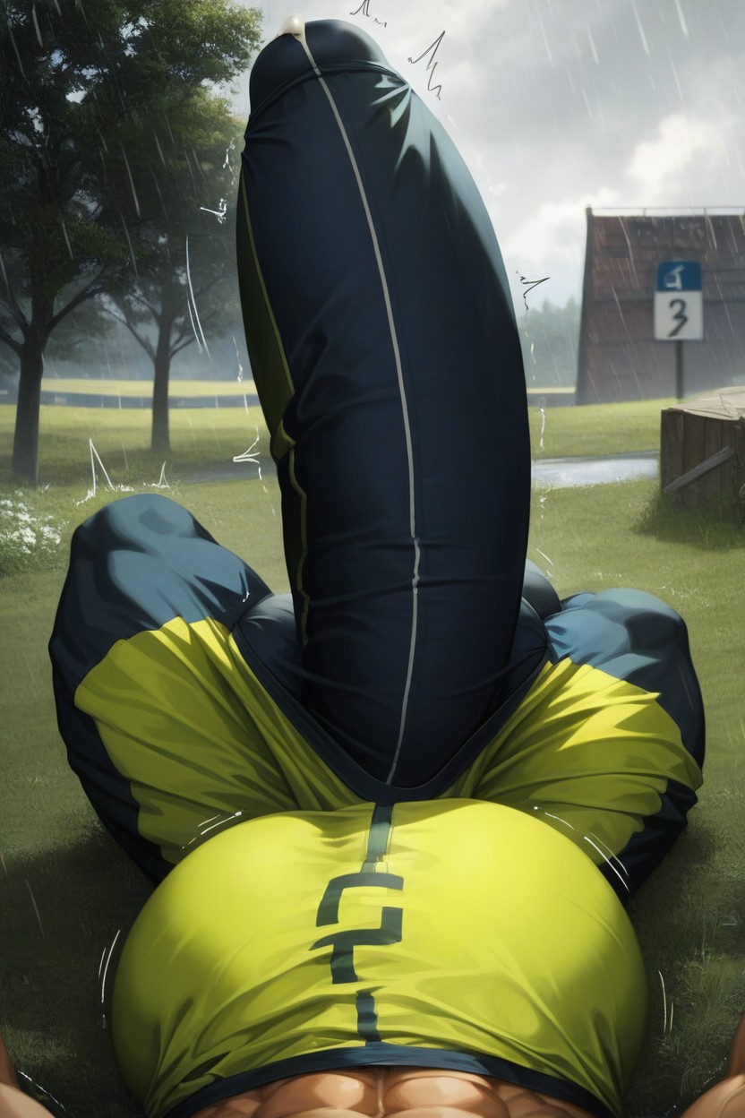 Hyper Bulge, Cock Fully Covered, First Person Pov AI Gay Porn