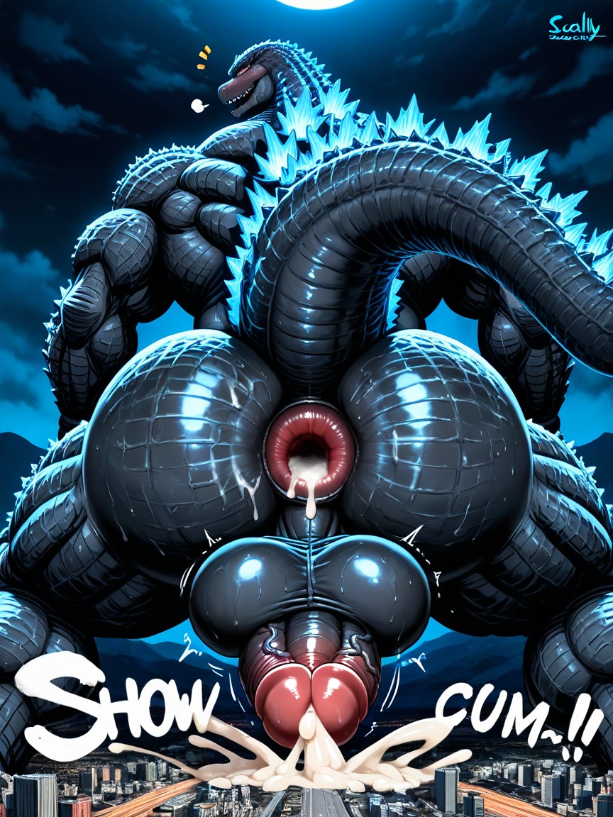 Show Anus, Macro City, Balls Are Foreground KI Schwulenporno