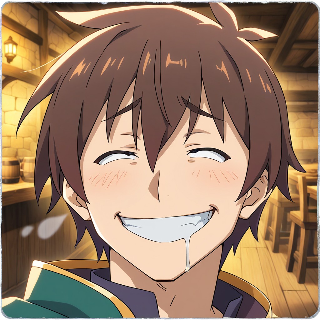 Calm Friendly Smile, Warm Smile, Sharp Focus AI Gay Porn