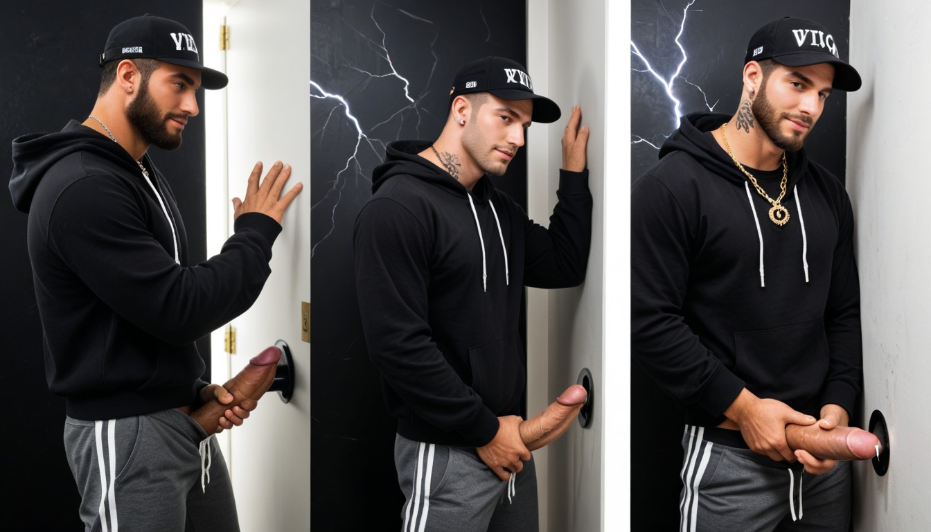 Domination Powers, Lightning Tattoos, Dominant Look AI Gay Porn