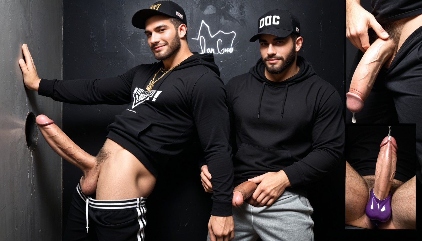 Pulling Up Hoodie, Mood Lighting, Lightning Tattoos AI Gay Porn