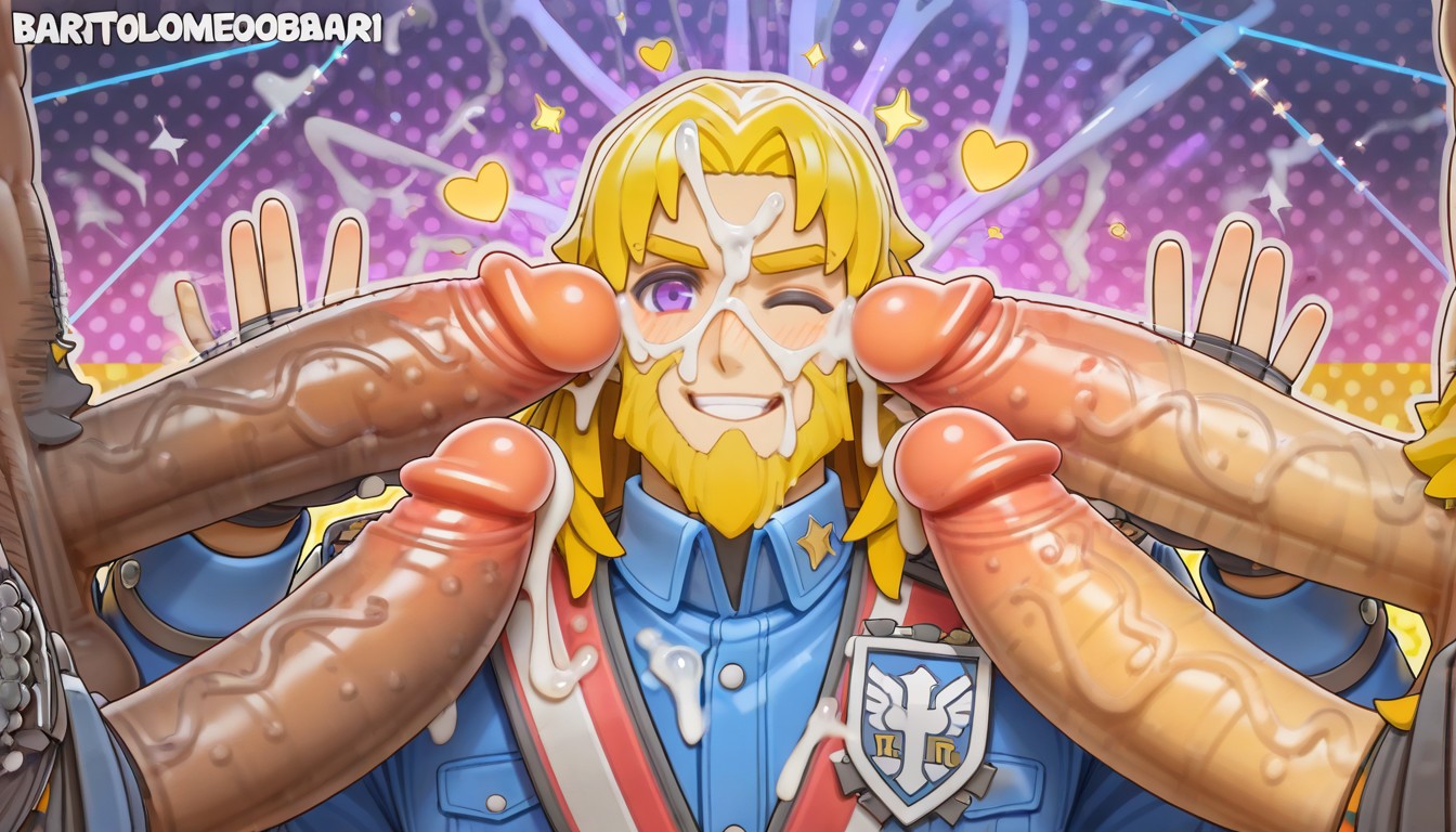 Bartolomeobari, Covered In Cum, Sweaty AI Gay Porn