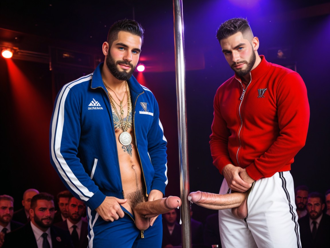 Strip Club, Hdr, Boyish Charm AI Gay Porn