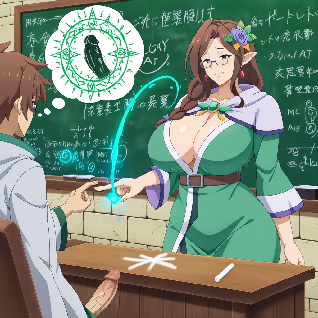 Man Is Satou Kazuma, Milf, Absurdly Serious Mood AI Gay Porn