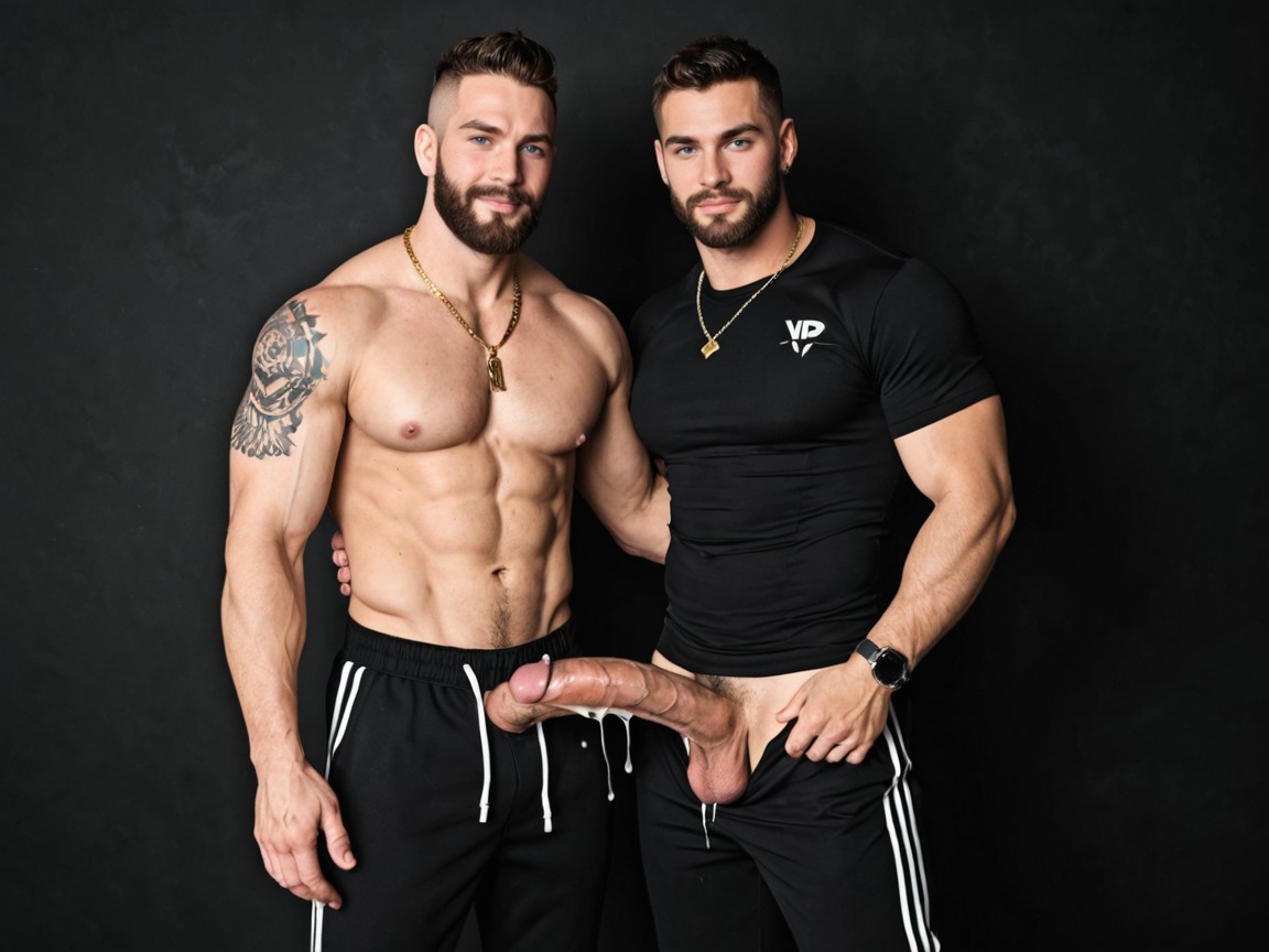 Muscular, Horny, Tattoos AI Gay Porn