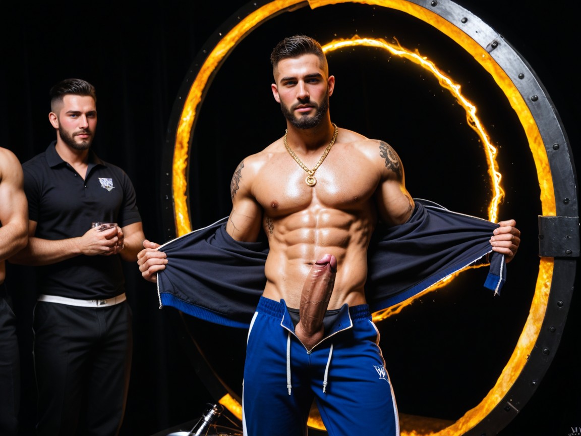 20+, Black Hair, Rugged Aggressive Latino Gangster AI Gay Porn