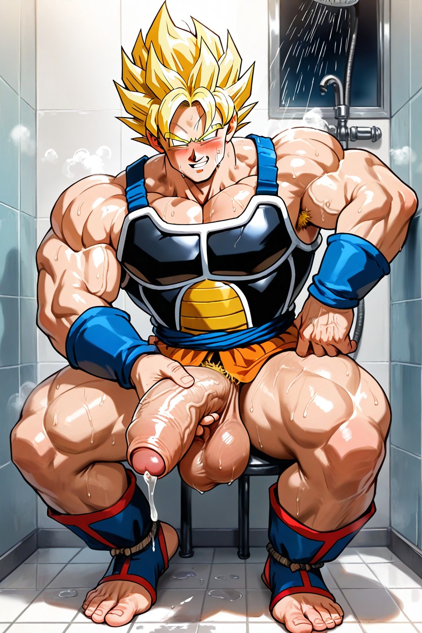 Horny Face, Male, Foreskin AI Gay Porn