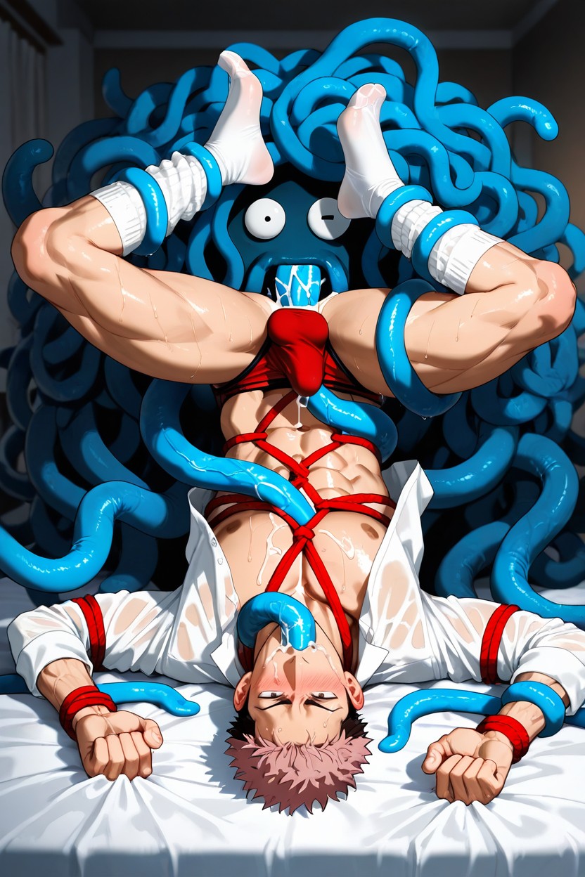 Big Arched Feet, Hard Shadow, Male AI Gay Porn