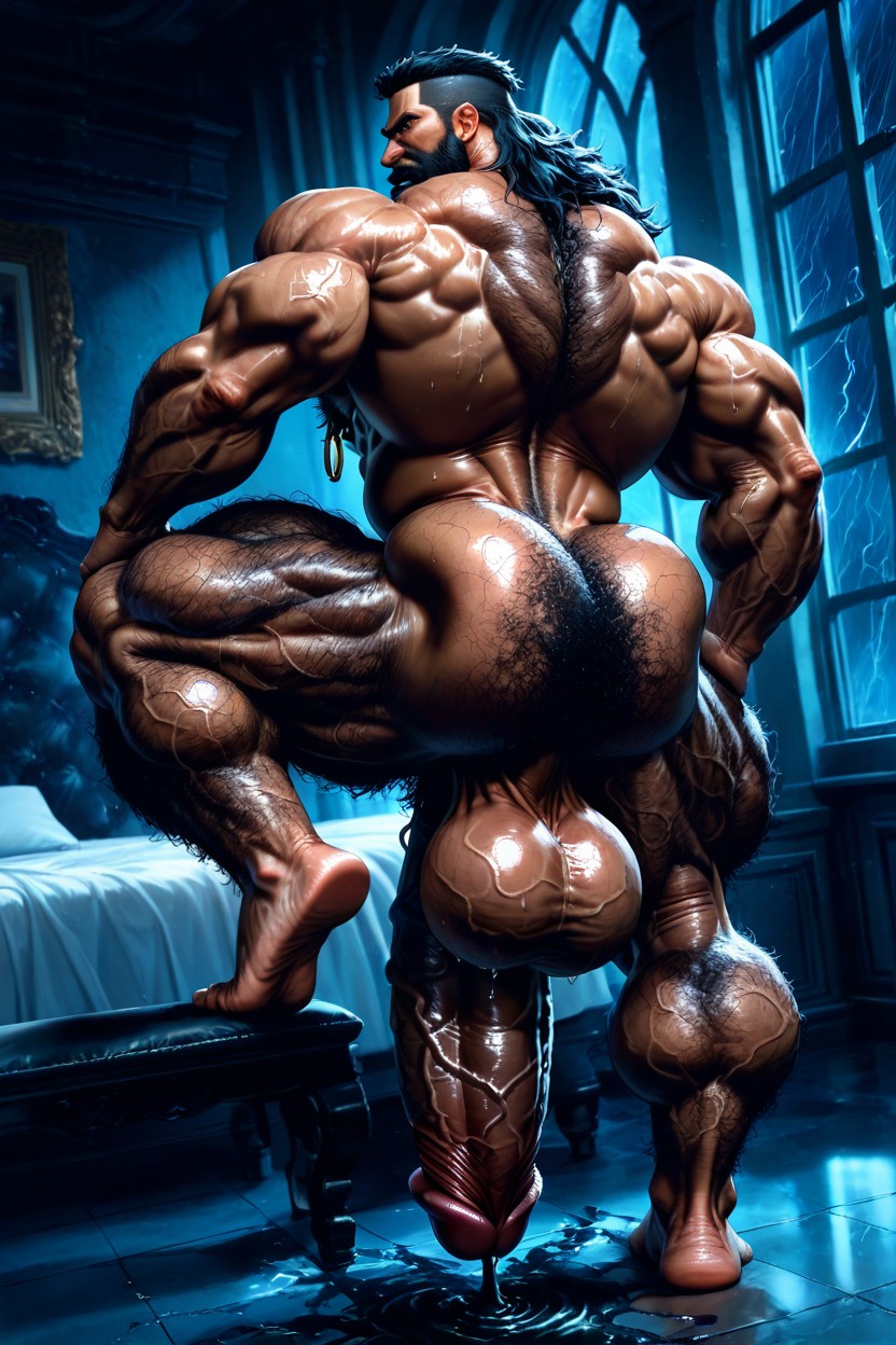 Night, Warrior, Huge Puffy Asshole AI Gay Porn