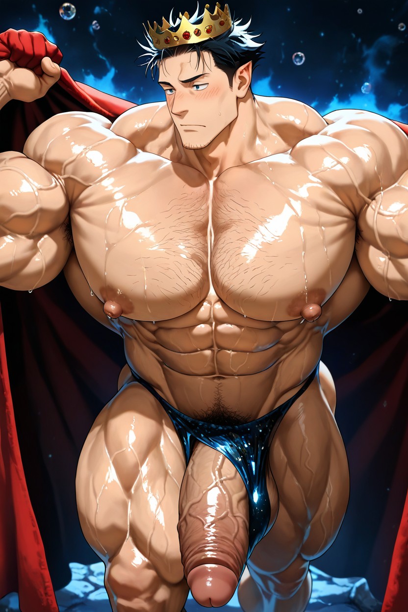 Hyper Chest, Hyper Nipples, Sculpted Neck AI Gay Porn