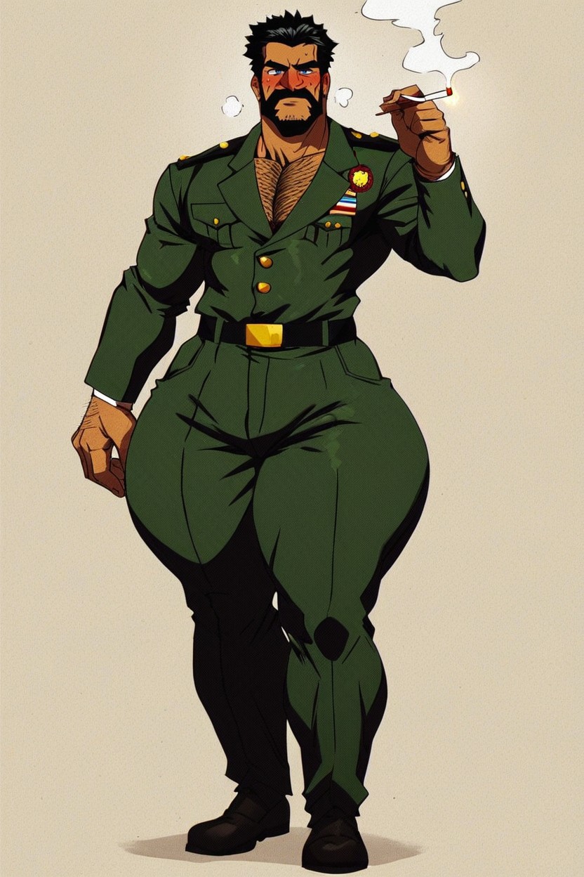Thick Ass, Uniform Prison, Huge Thighs AI Gay Porn