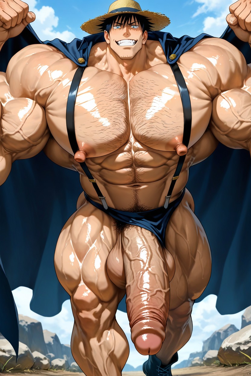 正面図, Big Muscles, Foreskin ゲイAIポルノ