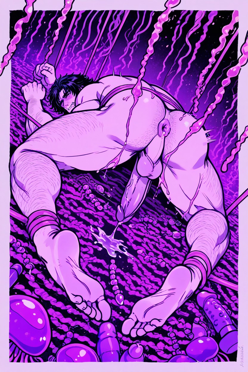 Lubed, Arms Straight, Veiny Cock ゲイAIポルノ