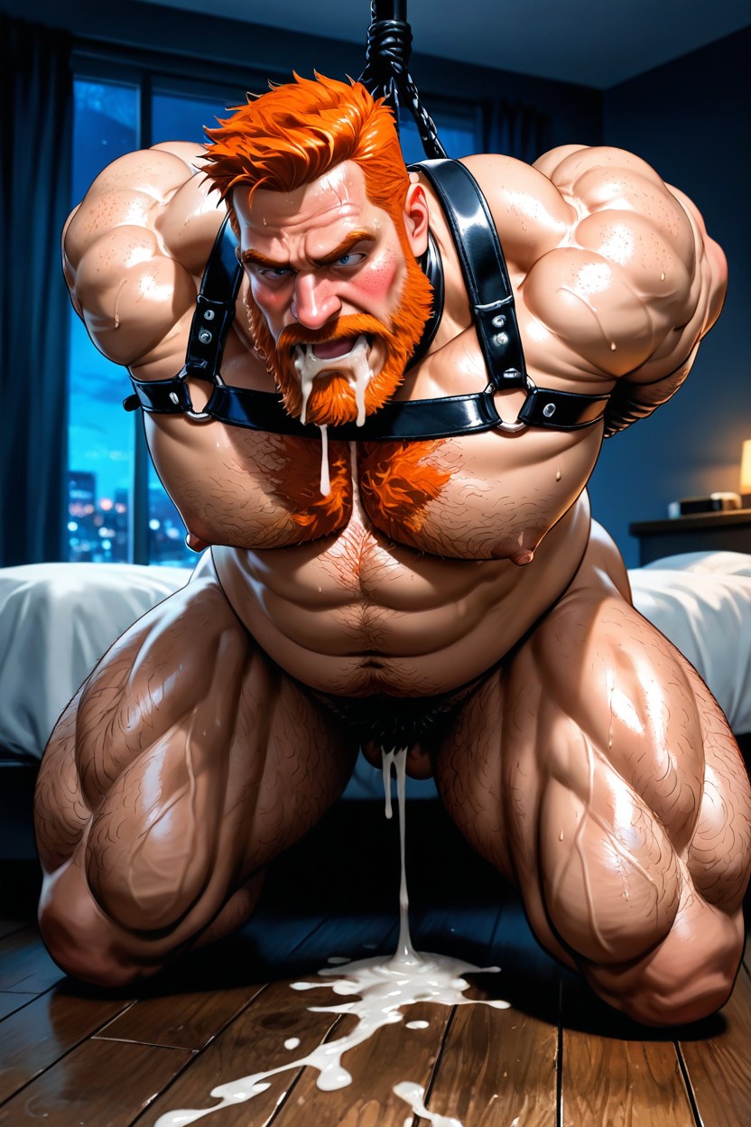 Mouth Stretched Beyond Limits, Tight Hogtie, Hogtie ゲイAIポルノ
