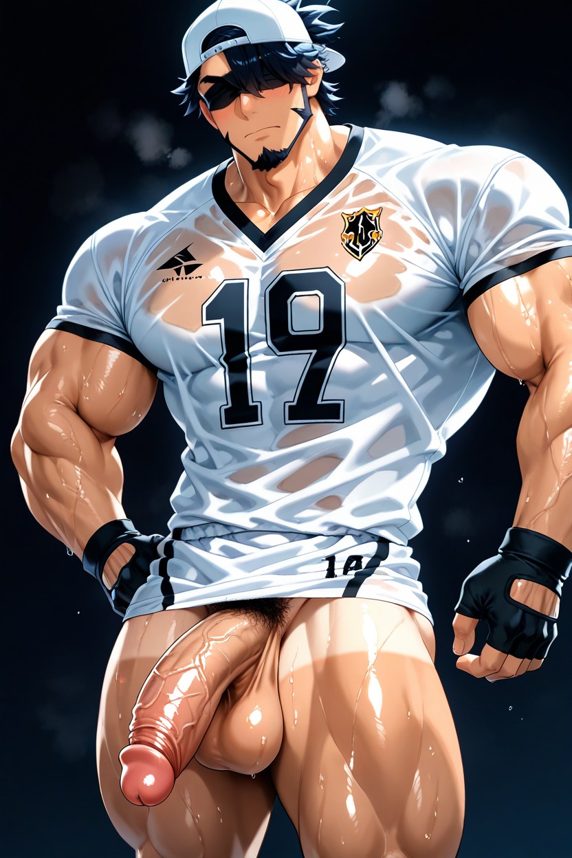 Form Fitting Clothes, Pale Skin, V-shape Torso ゲイAIポルノ