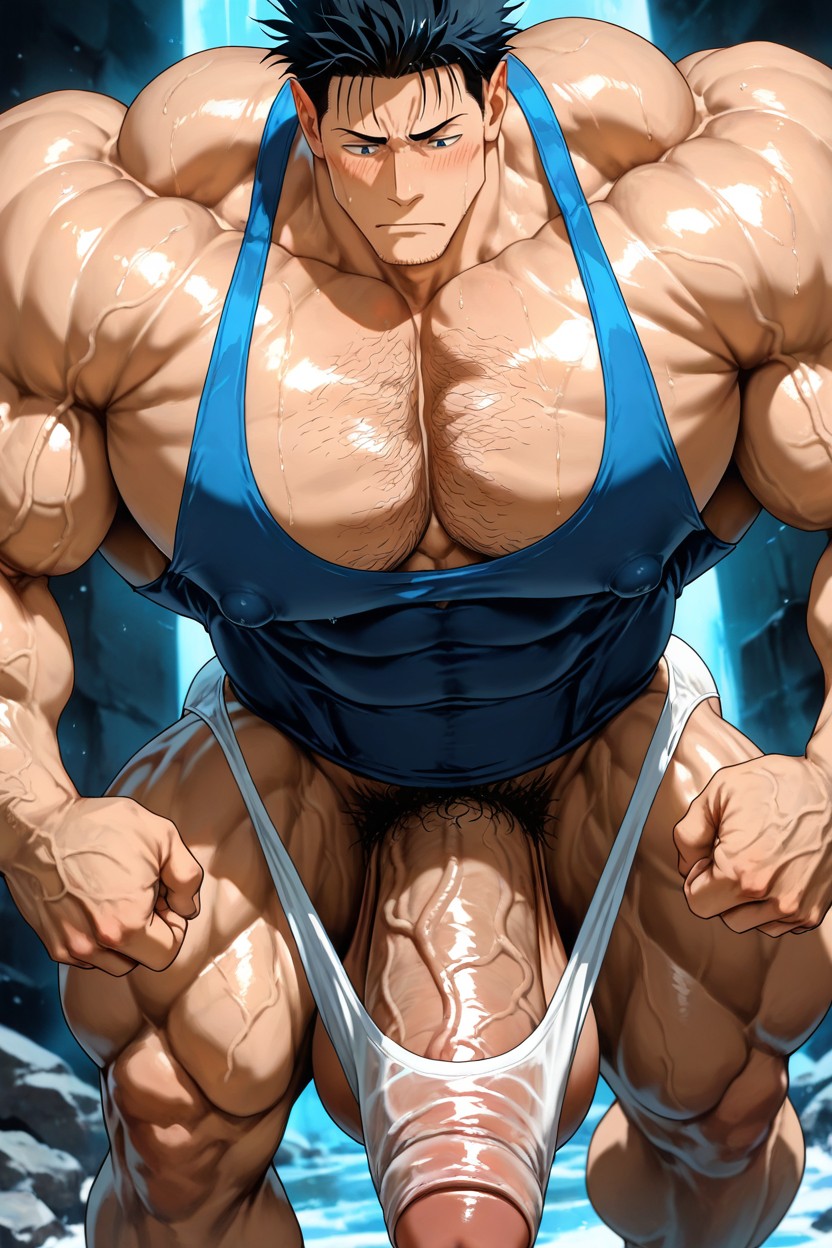 No Tits, Gigantic Long Penis, Hyper Nipples ゲイAIポルノ