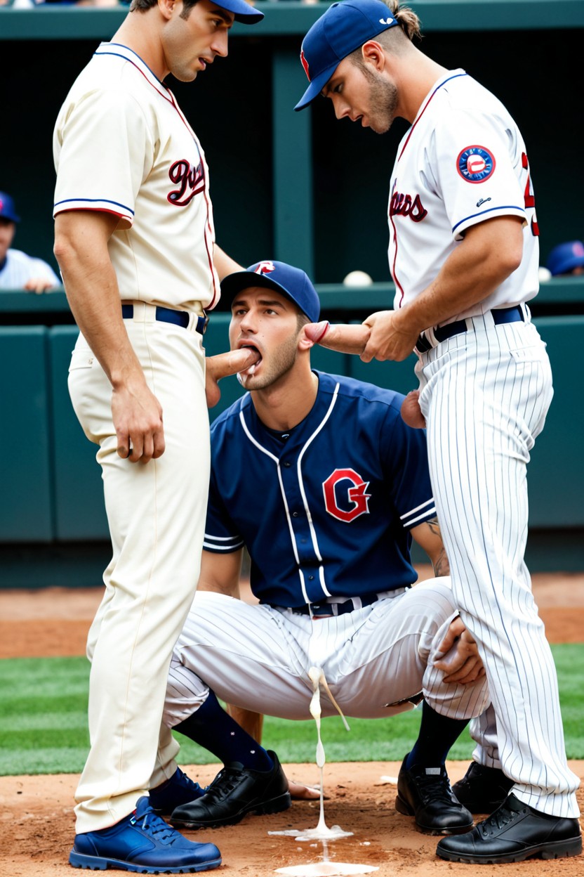 Baseball Players, Baseball Uniforms, Cum On Face AI同性戀黃片