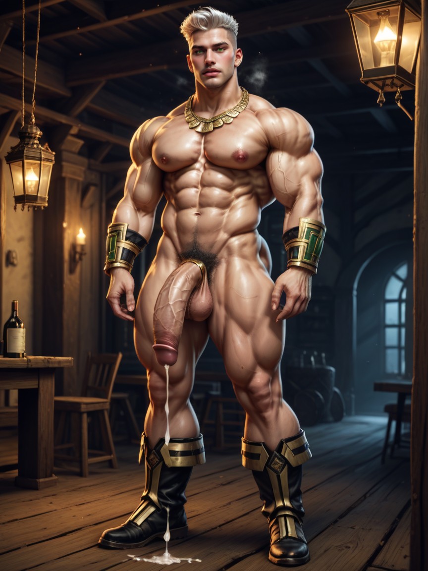 オーガズム, 18+, Big Bulging Biceps ゲイAIポルノ