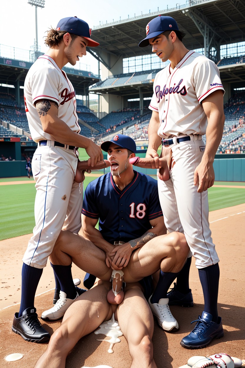 Fit, Cumshots, Cleats ゲイAIポルノ