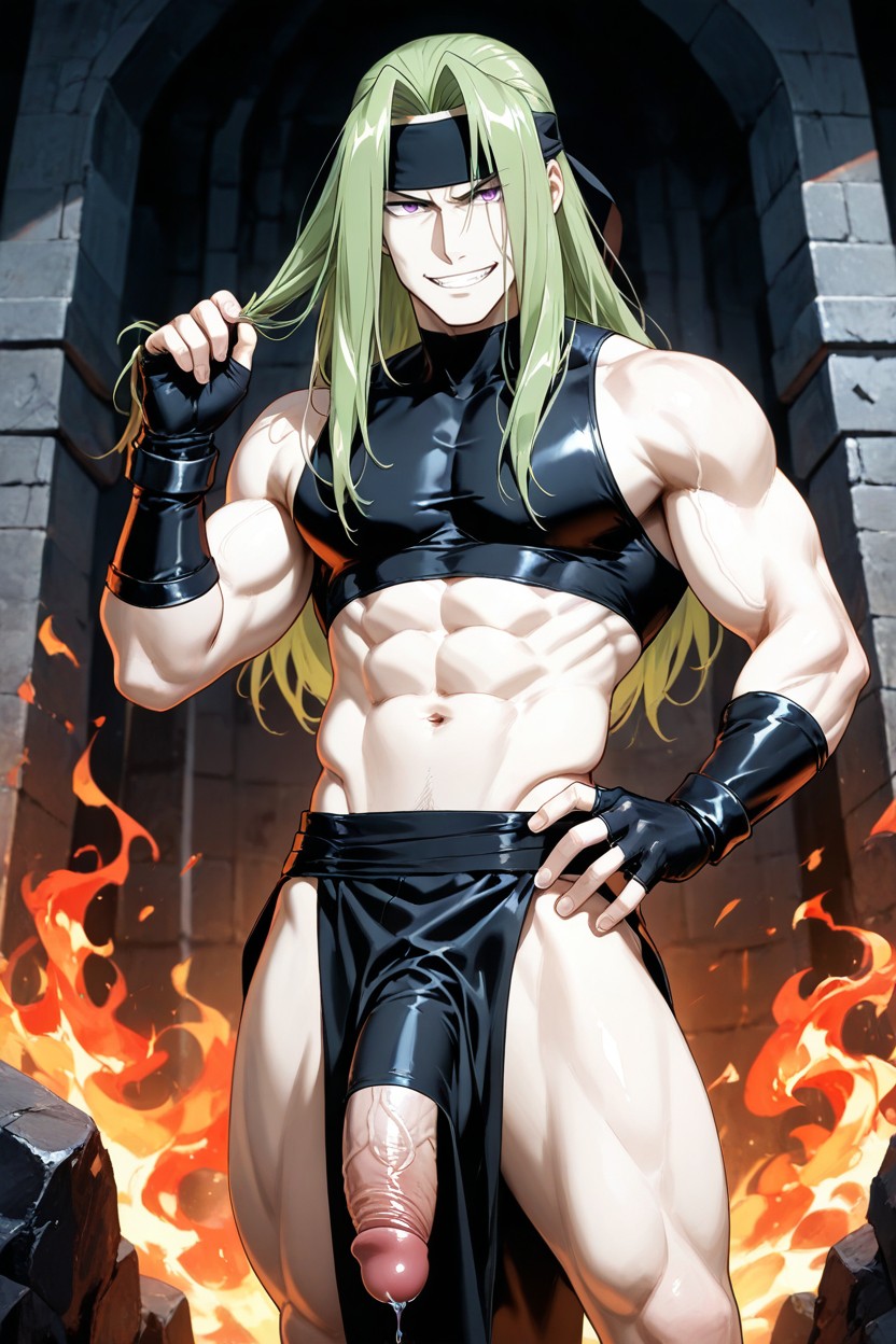 25+, 地獄, Long Hair ゲイAIポルノ