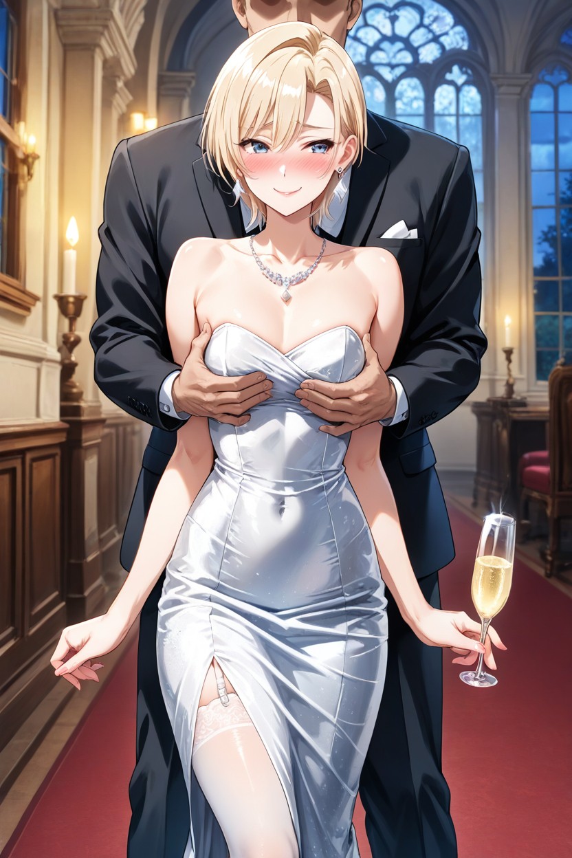 Ultra Detailed, Full Lips, Mansion ゲイAIポルノ