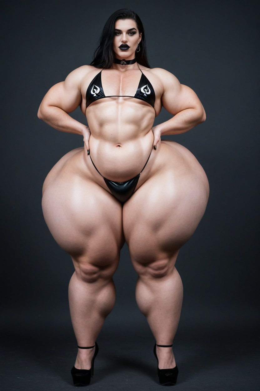 Hyper Thighs, 小さい, 極端なボトムヘビー ゲイAIポルノ