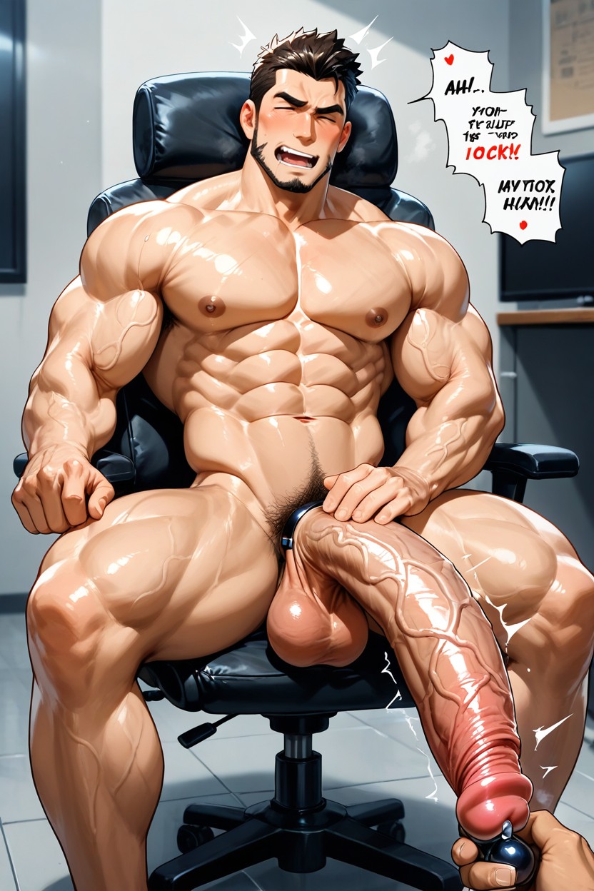 Penis Plug, Musculosa, Masturbation Porno gay IA