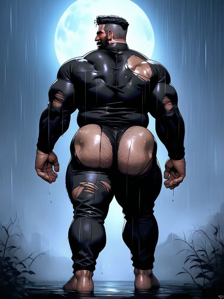Legs Hairy Lengthening Arms, Thick Thighs, Ripping Off Clothes Porno IA Gay
