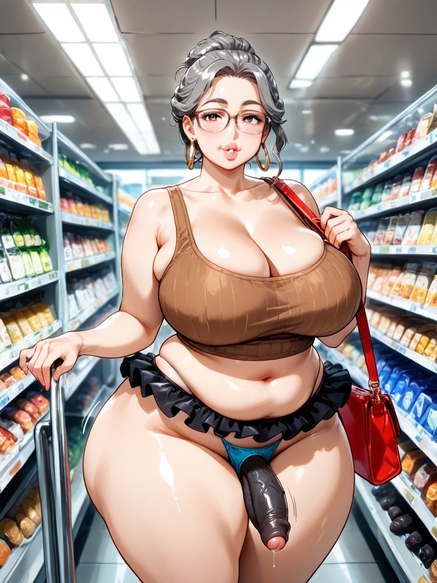 Hoop Earrings, Public Hair, Wide Hips Porno gay IA