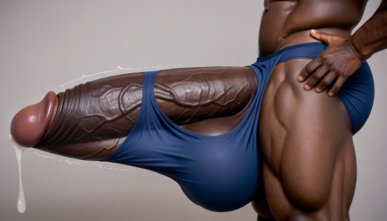 Oversized Hyper Gigantic Penis, Ball Growth, Hyper Bulge AI Gay Porn