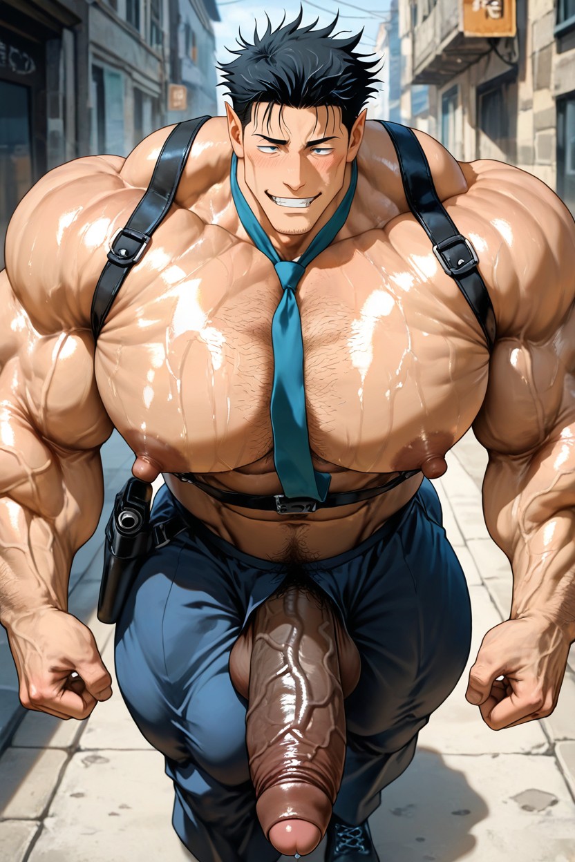 特大の筋肉, Wearing A Tie, Foreskin ゲイAIポルノ