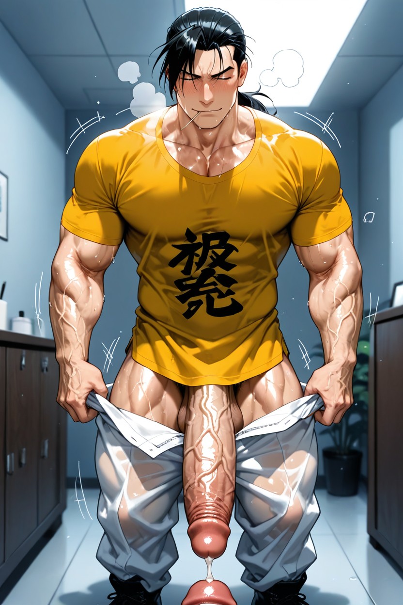 Slight Smile, Motion Lines, 裸 ゲイAIポルノ