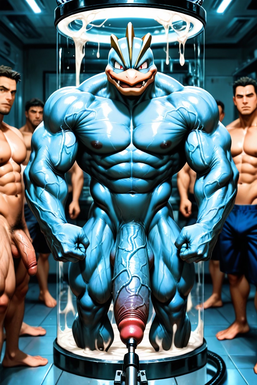 Fit, 2 People, Massive Cum Burst AI Gay Porn