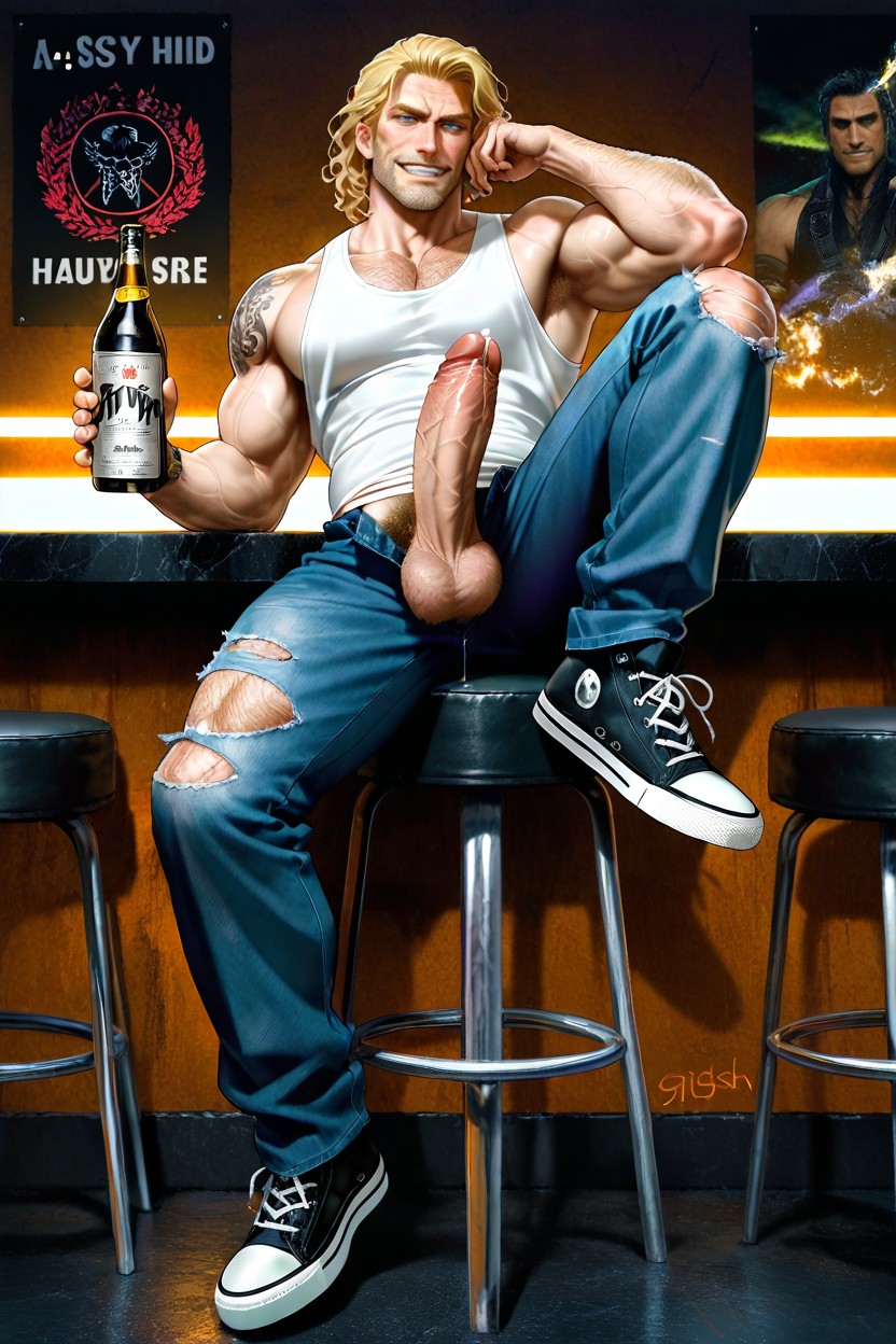 全身, 北欧人, Macho Man With Wavy Hair AI同性恋黄片