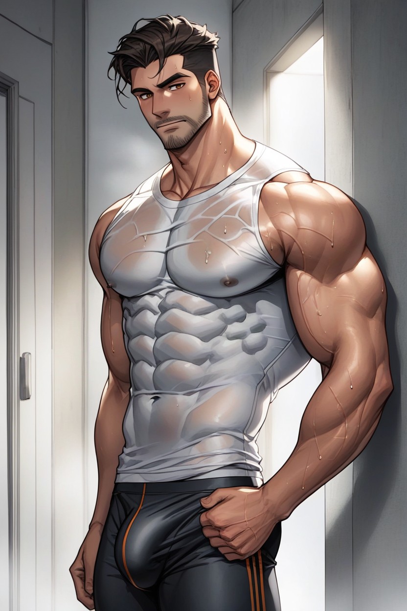 Wet Clothes, Body Oil, Abrams From Deadlock AI同性恋黄片