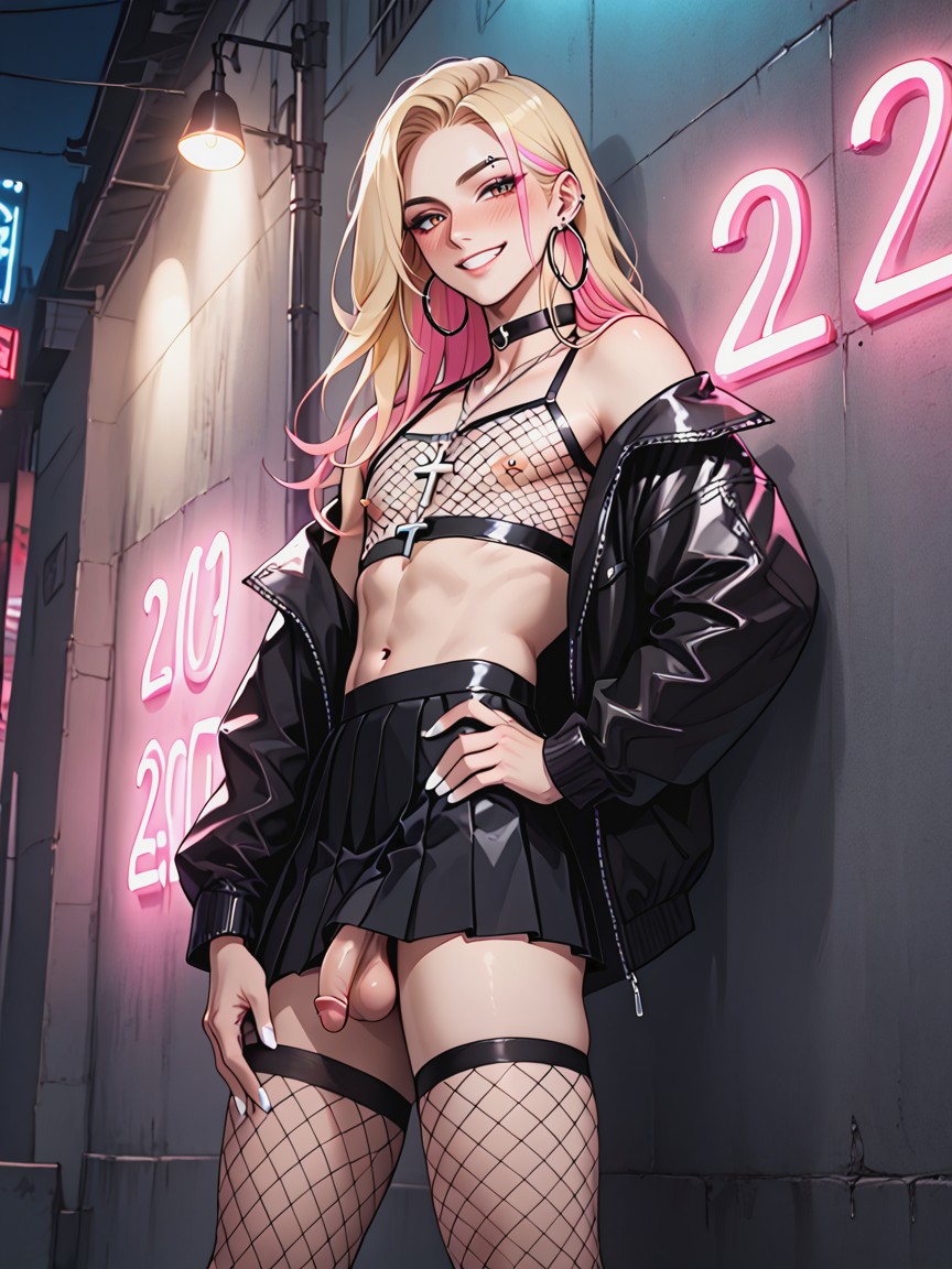 Supermodel Face, Large Flaccid Cock, Saggy Balls AI同性恋黄片