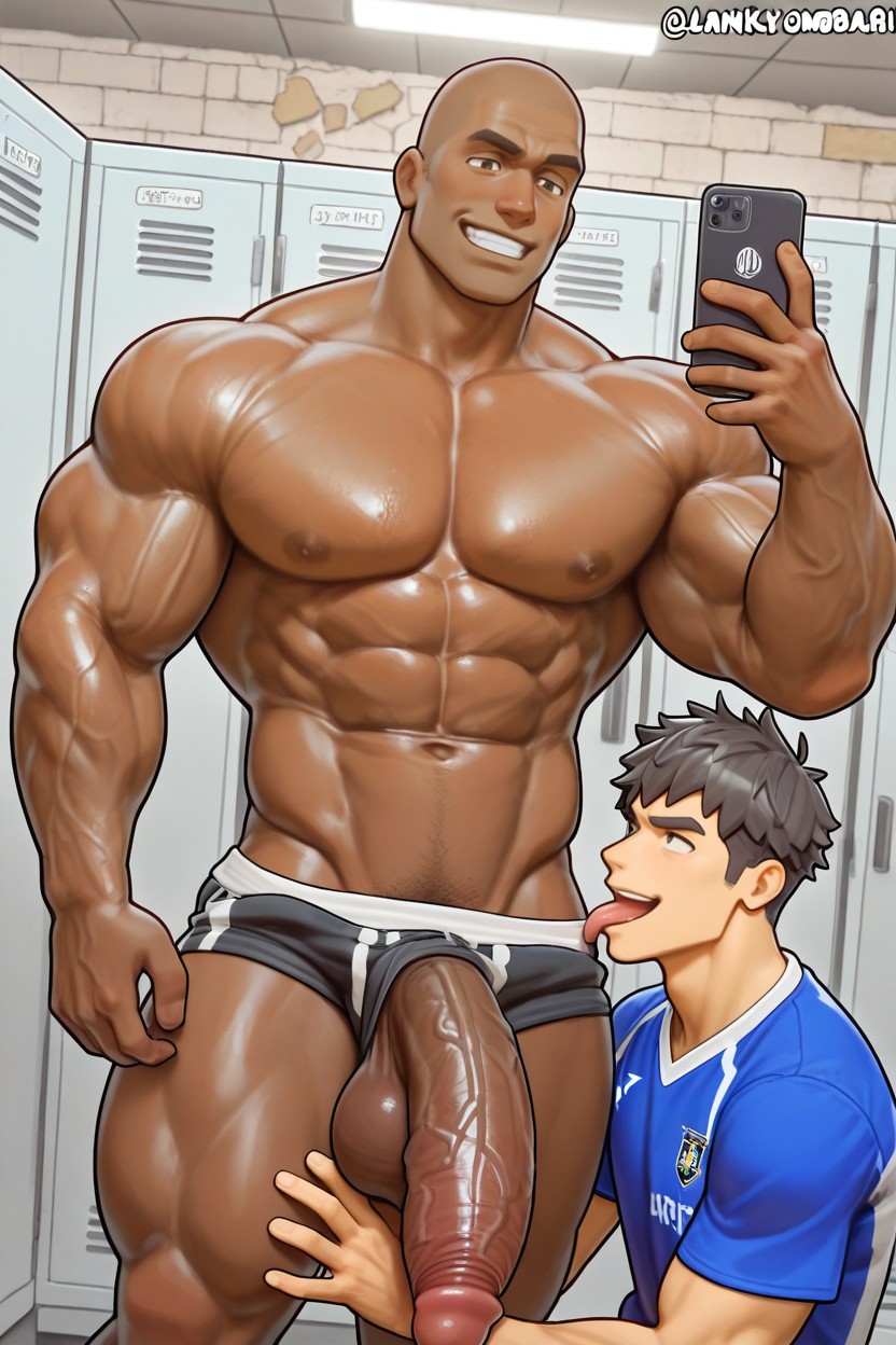Interracial Asian And Scandinavian, Bartolomeobari Style, Ectomorph Bodies AI Gay Porn