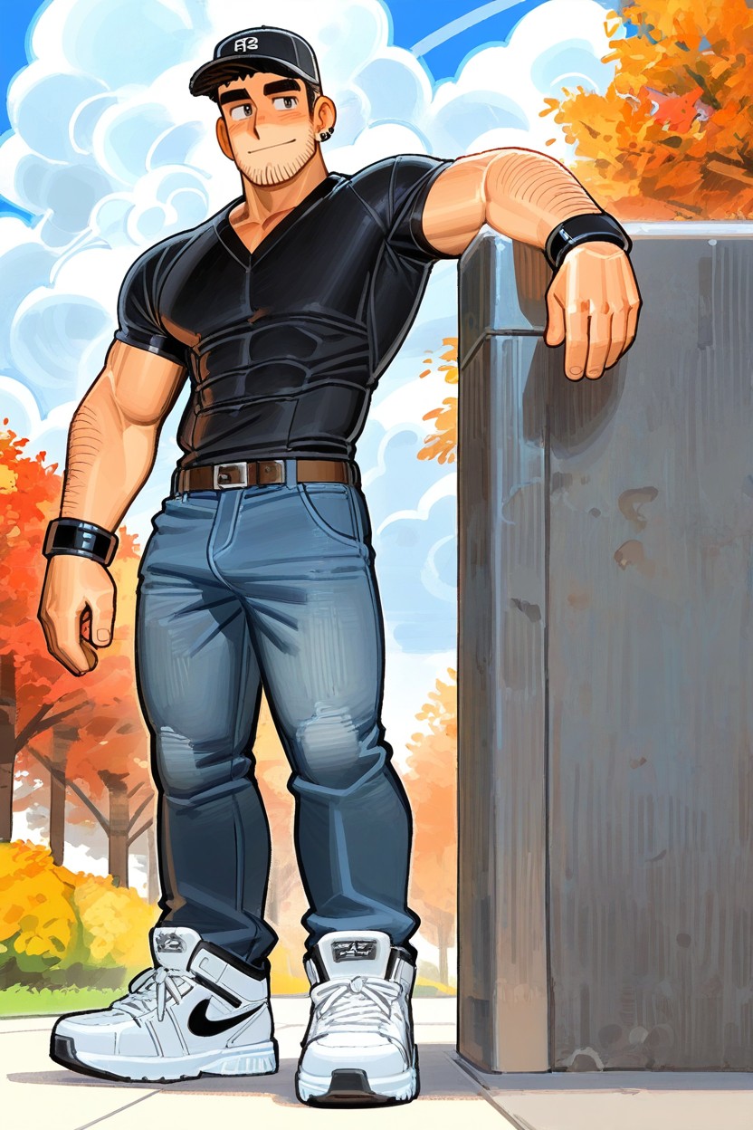 Jeans, Standing Sideways, 25+ 게이 AI 포르노