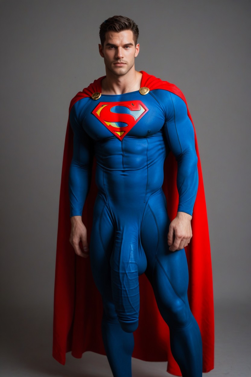 Tight Clothing Covering Gigantic Colossal Bulge Hanging To His Ankles, Hyper Six Pack Abs, Safe For Work AI同性戀黃片