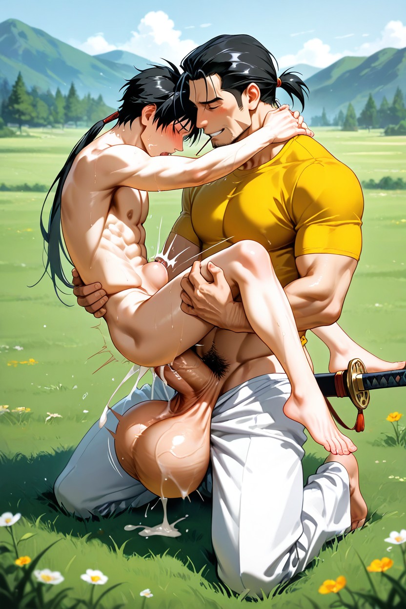 Male Only, High Resolution, Edward Elrich AI Gay Porn