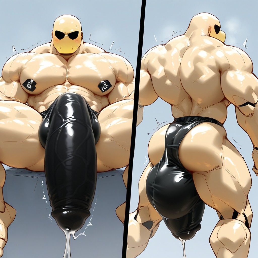 Múltiples Vistas, Faceless, Soft Chest Porno gay IA