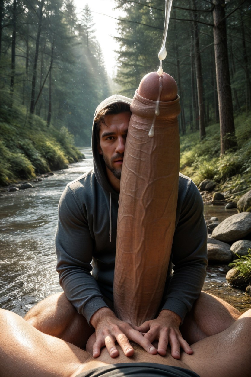 Nature Trail, 18+, 2 Personas Porno gay IA