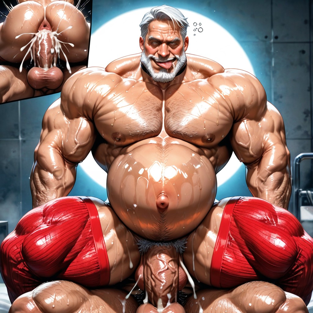 30+, Hairy, Extremely Large Ass AI Gay Porn