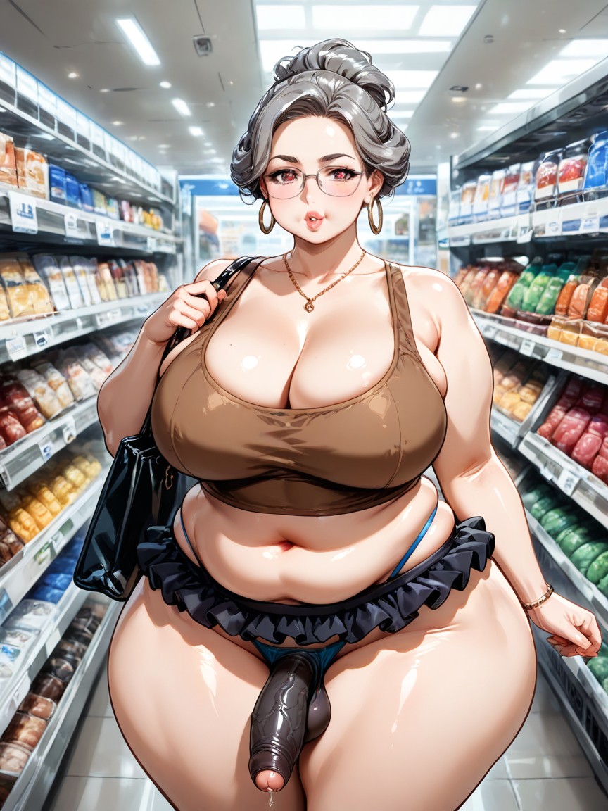 Ssbbw, Fully Erect Cock, 하이퍼 하체 무거운 게이 AI 포르노