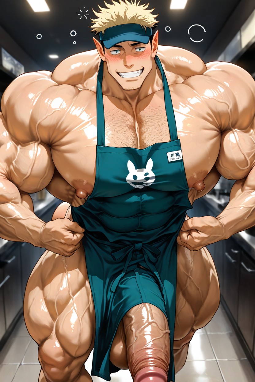 No Tits, Sculpted Neck, Bodybuilders ゲイAIポルノ