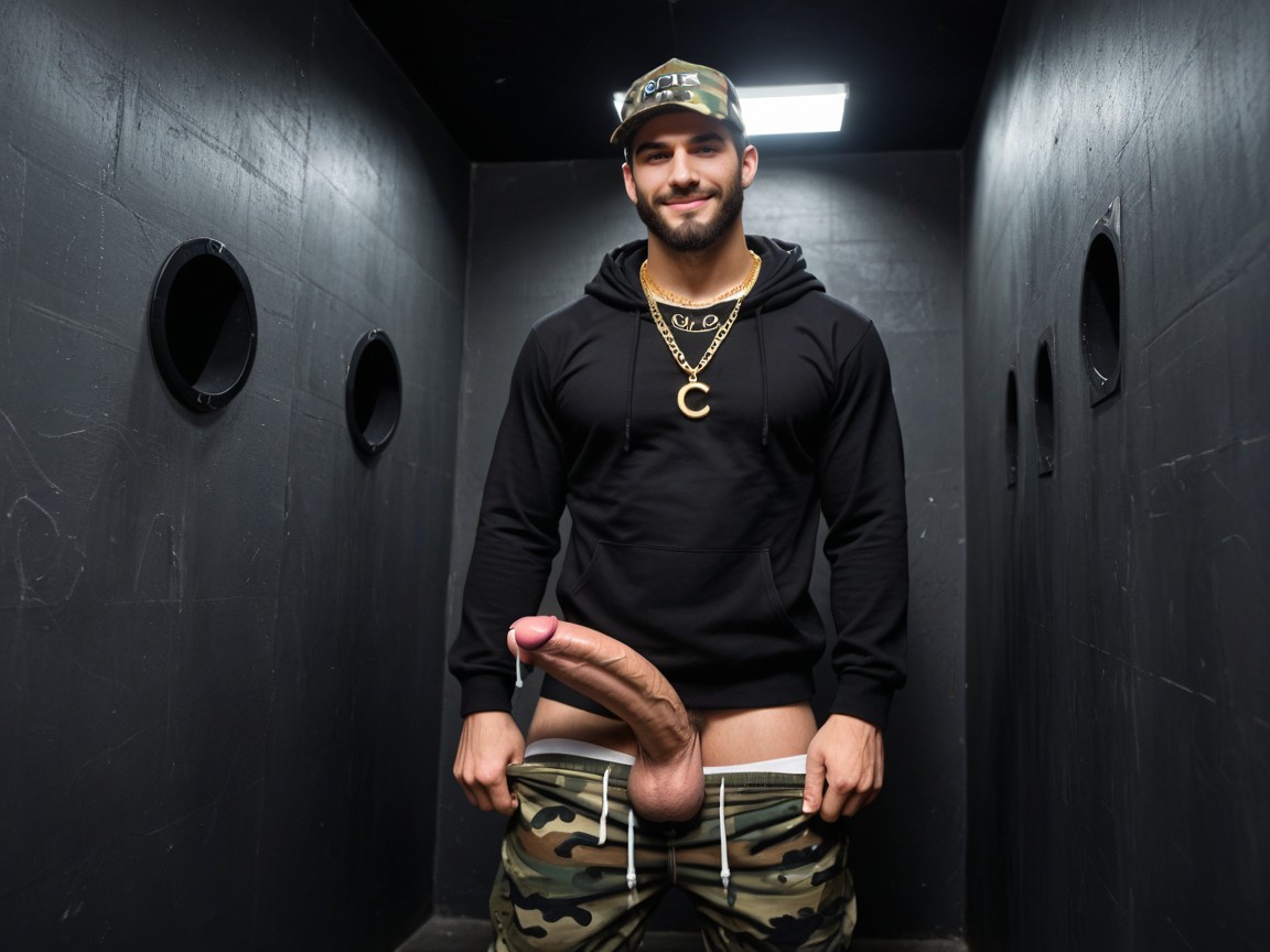 Sweatpants, Solo Male, Venezolano 게이 AI 포르노
