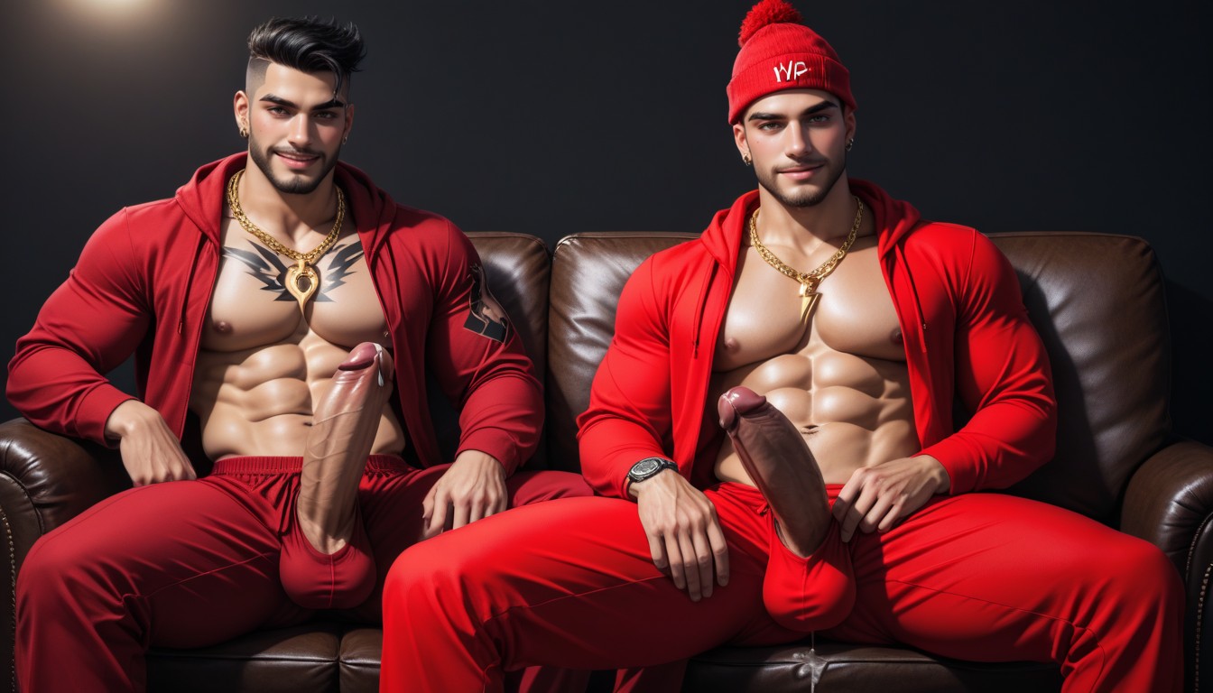God Of Thunder As Virile Rugged Aggressive Latino Gangster, Private Vip Room, Fire Powers AI Gay Porn