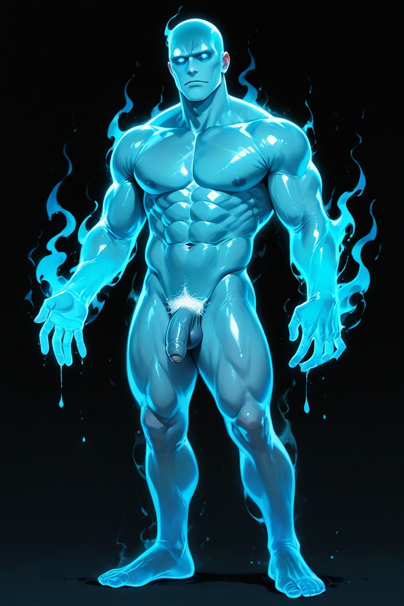 Ghost Arms, Night, Detailed Face ゲイAIポルノ