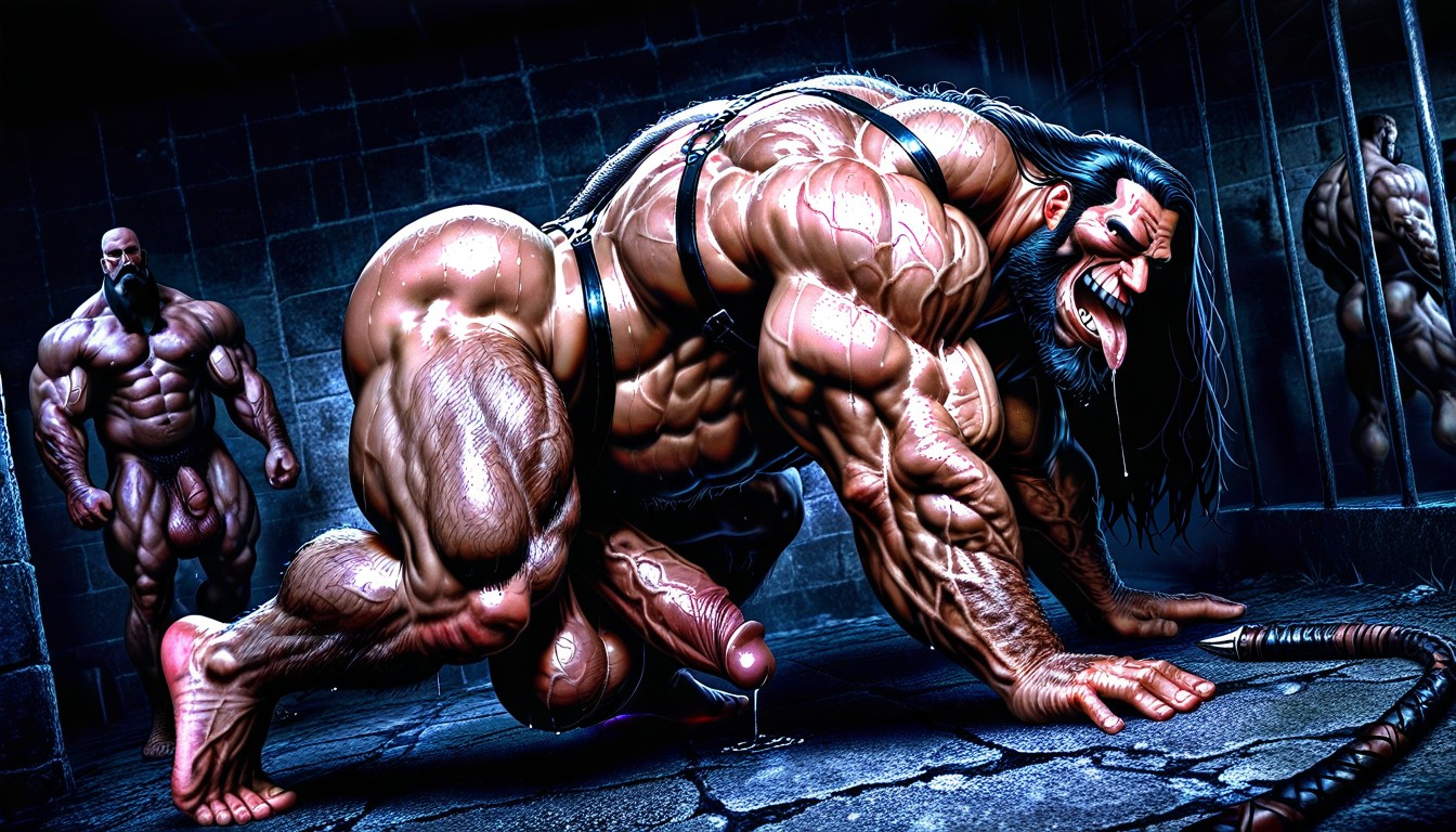 Hyper Muscular Arms, 3 人, Muscular Pecs AI同性恋黄片